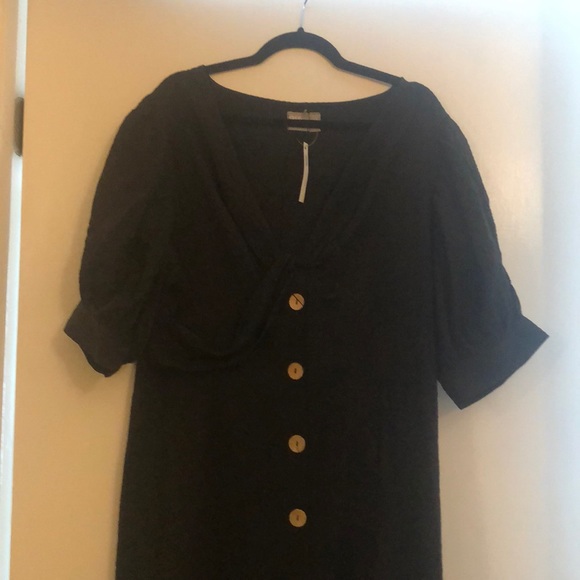 Asos Curve Black Dress - Picture 2 of 3